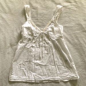 Vintage white tank